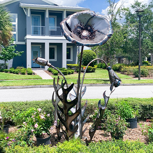 Flower Sculpture 1